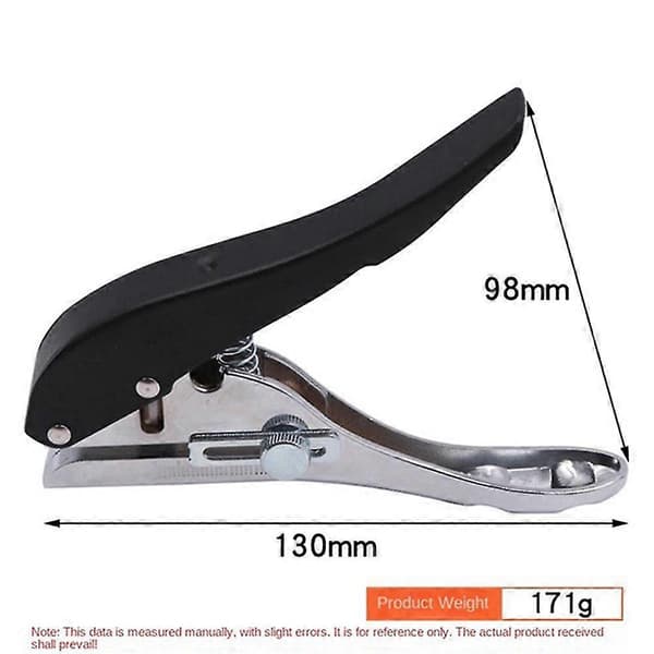2 Pcs Woodworking Tools Pliers Short Hole Punch Kit Paper Screw Cap with Countersink Drill 2.8mm Adjustable