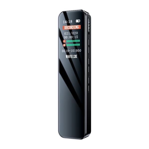 Digital stemmeoptager Mini 3072 kbps optageapparat