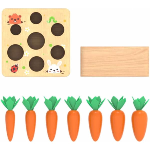 Passer for barn fra 1 år og oppover. Treleker - egnet for både gutter og jenter - pedagogiske leker for barn.