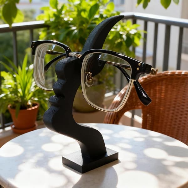 Eyeglass Stand - Eyeglass Holder - Decorative Eyeglass Stand & Desk Organizer - Unique Eyeglass Display