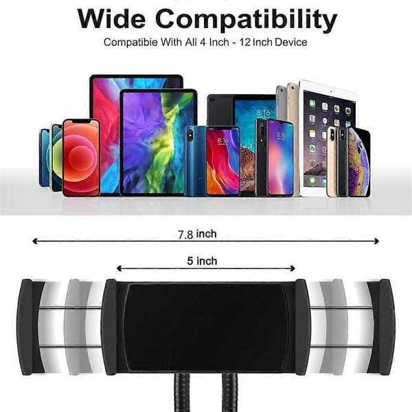 Practical and Beautiful Magnetic Adjustable Gooseneck Lazy Mobile Phone Tablet Stand Universal Desktop Holder Bracket