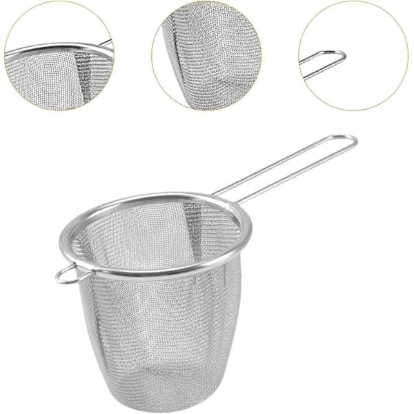 Tefilter Tekande Mesh Filter Multifunktionel Bærbar Si Til Tekander Og Tekopper Indflytningsgave (FMY)
