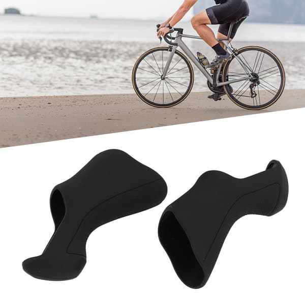 Bremsespakdeksler kompatible med Shimano Ultegra Di2 ST-6870, gummi girhendeldeksler, 1 par