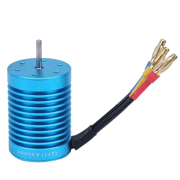 13T 3000KV Brushless Motor Replacement Upgrade Accessory Fits for 1/10 RC Car [CO]