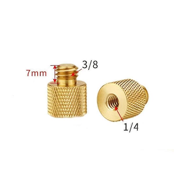 Stativfeste 1/4 Skrue 3/8 Utskiftbar Grensesnittadapter (stil 4)