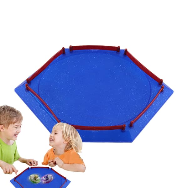 Tops Fusion Coliseum Gjenbrukbart Gyro Fighting Battling Spill Heksagonal Perleblå Hexagonal Pearl Blue