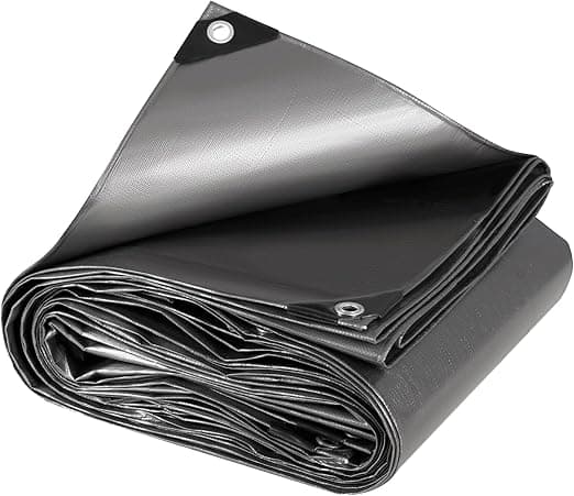 Presenning i polyetylen 180g/m2 Grå Vanntett