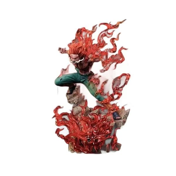 Naruto Night Guy Eight Gates lysande figur Hundred Ninja GK resonant staty Hundred Ninja Night