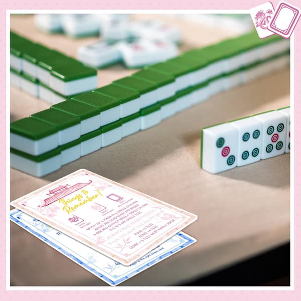 4 stk Mahjong-brikkeblandere, skånsom, lineær, bytårn Gentle / Linear / City Tower