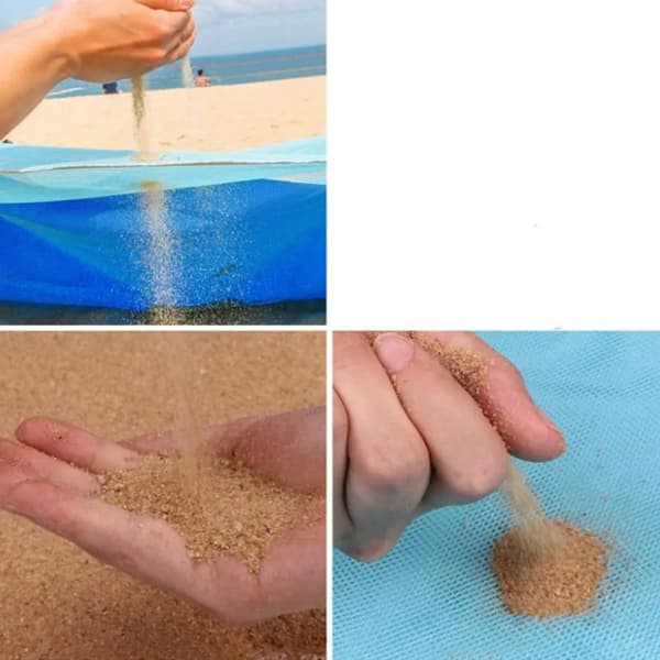 200 x 200 cm strandmåtte strandtæppe picnictæppe campingtæppe campingmåtte picnictæppe