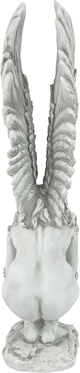 Religiøs havestatue mindesmærke og engleforløsning, lille