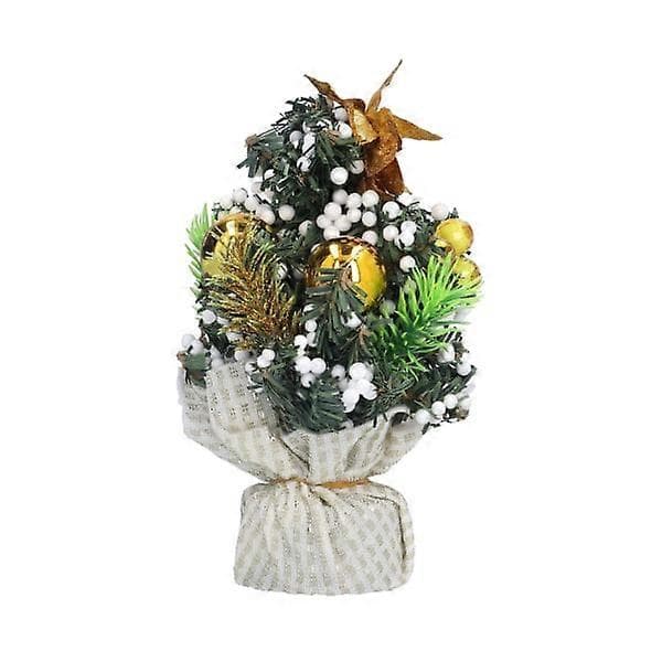 Miniature Kunstig Juletræ Innovativ DIY Skrivebordslampe