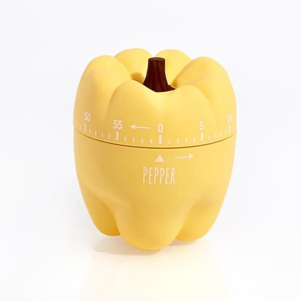 Cartoon Style Kitchen Timer, Cute Timer with Loud Alarm for Kids (Chili)