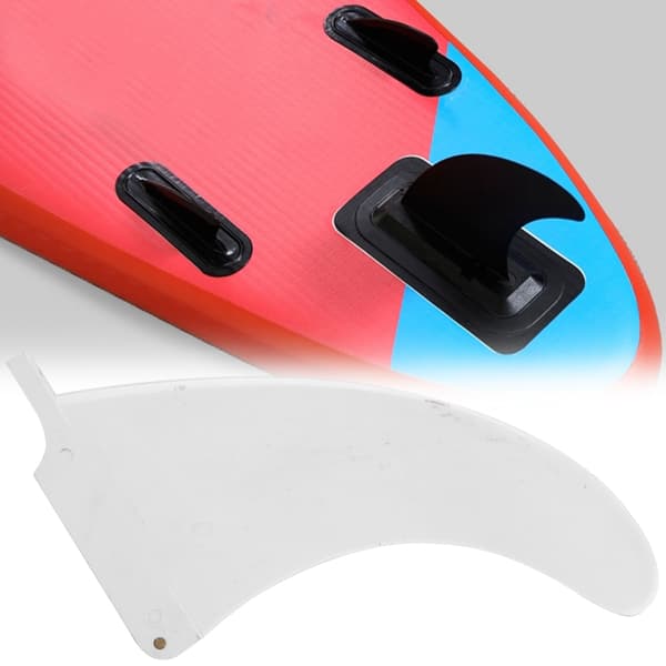 Portable Nylon Surfboard Fin Replacement 6.5 Inch White