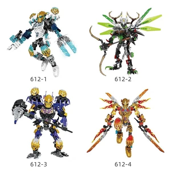[LD]Compatible with Kids Bionicle Tahu the Fire Unifier Action Figures Building Blocks