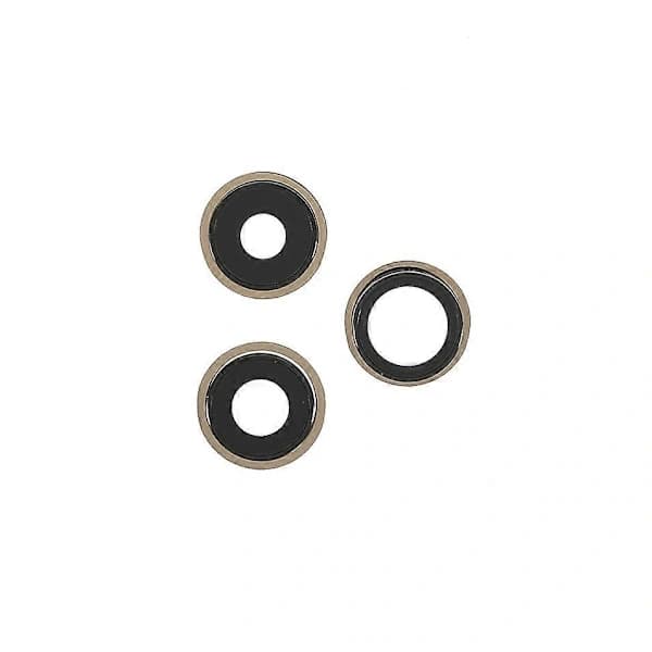 För iPhone 13 Pro/13 Pro Max 1 Set Bakre Kameralinsskyddsring med Glaslins (Ingen Logotyp) Flerfärgad Guld