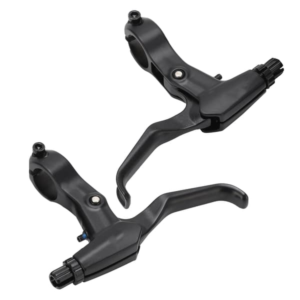 2 stk. bremsegreb i aluminiumslegering til foldecykel mountainbike reservedele sort