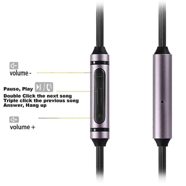Replacement Audio Cable for Sennheiser Momentum On Ear Weave Headset Cable with Microphone 3.5mm to 2.5mm