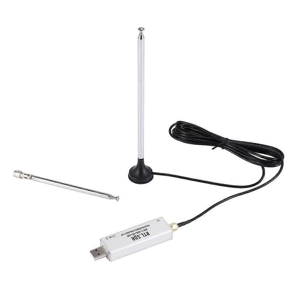 RTL SDR-mottaker V3 RTL2832U 0,1 MHz-1,7 GHz TCXO SMA-mottaker med antenne