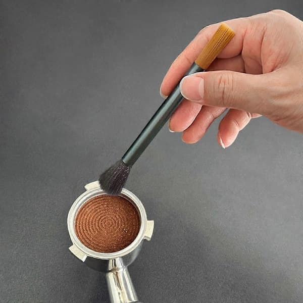 Coffee Grinder Cleaning Brush with Soft Bristles and Ergonomic Grip for Barista Machine