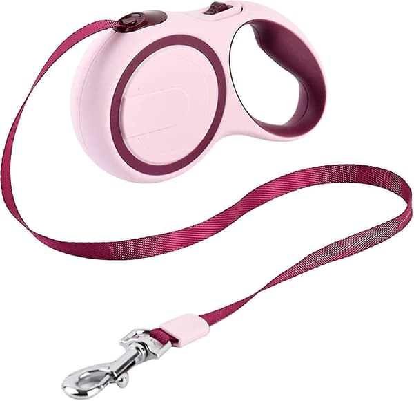 Retractable Dog Leash, 5m Heavy Duty Leash for Large Dogs with One-Handed Button