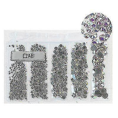 3000 kpl AB Strass Hot Fix Kristalleja Sekakoko Flatback Strass Z