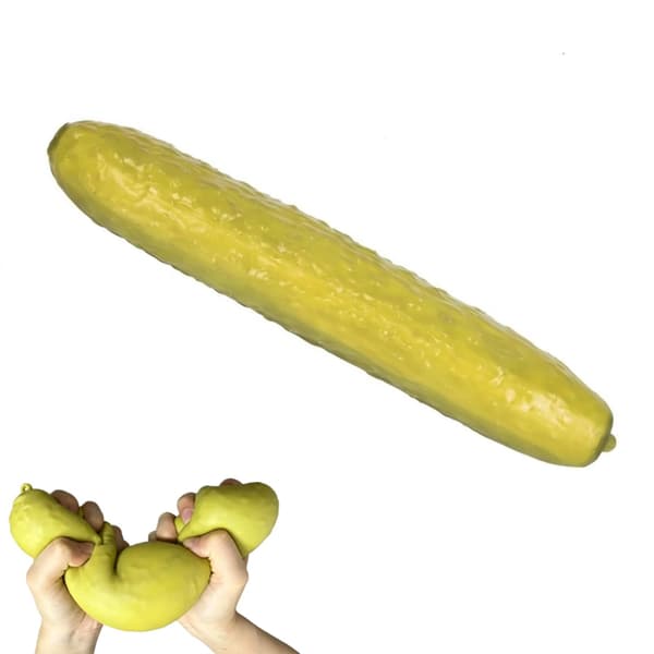 15 cm kæmpe realistisk jordbær-squishy stressbold Strawberry
