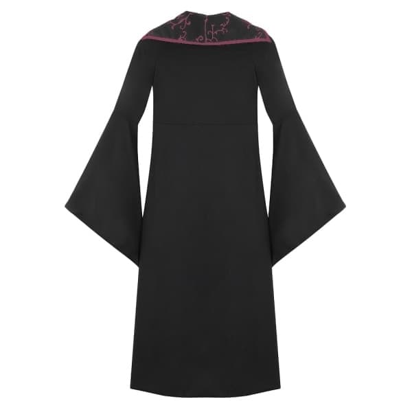 Halloween-kjole til piger, vampyr- og heksekostume, bordeaux, 130 cm
