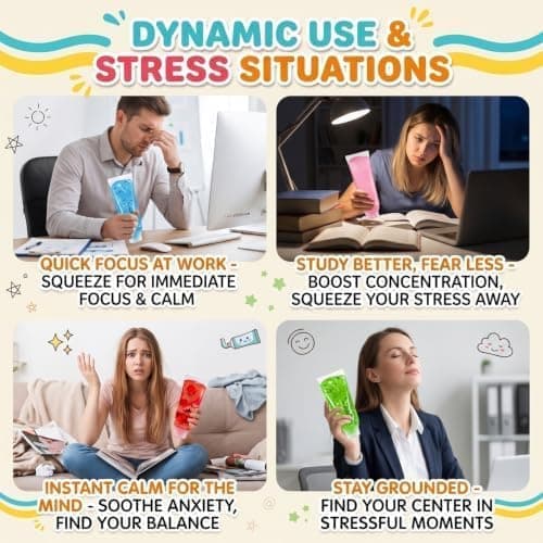 Tandkräm Squishy Leksak, Klar Syltflaska Squishy Leksak, Tandkrämsformad Söt Långsamt Stigande Fidget Sensoriska Leksaker för Stress Ångest Blå Blue