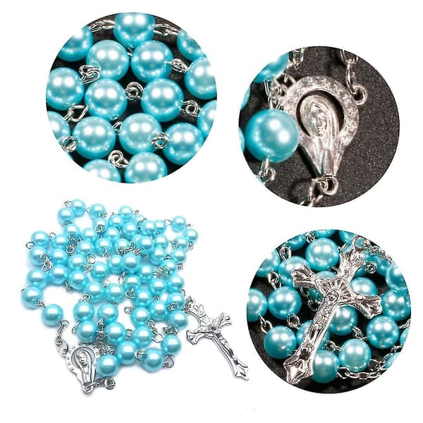 8mm Radband Halsband Böne Pärlor Religiöst Halsband Gåva För Män Kvinnor