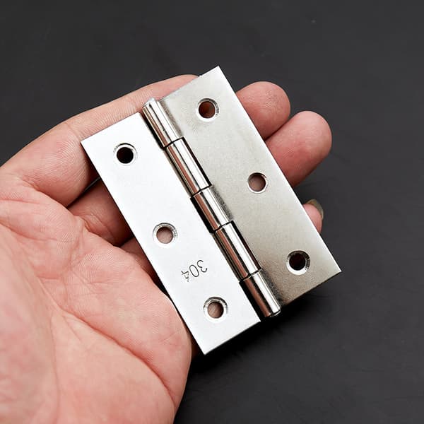 10 stk rustfrie hengsler for møbler, dører, 66x37x1,2 mm