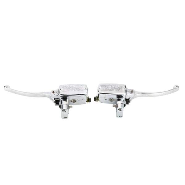 Hydraulic Clutch Master Cylinder Lever Pump Silver for Motorcycle ATV with 1 Inch Handlebar