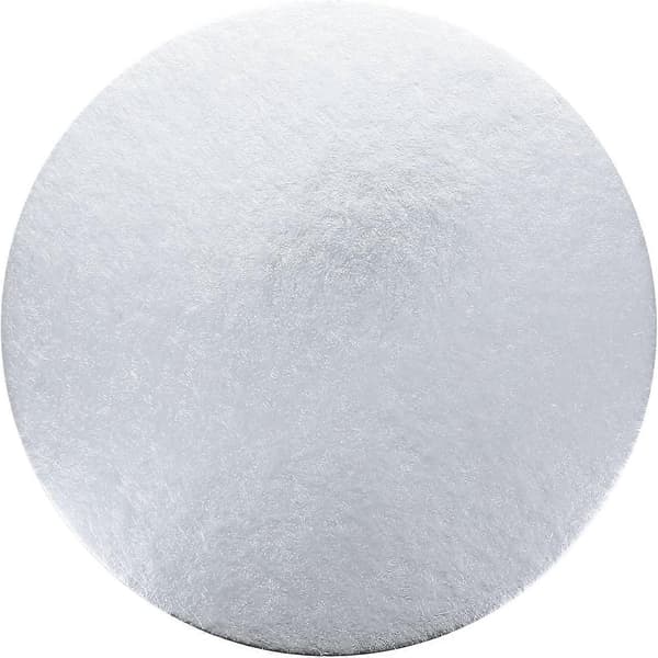 9\" Round Cake Boards, Silver Cake Underlays, 1.8mm Thick, 2-pack.