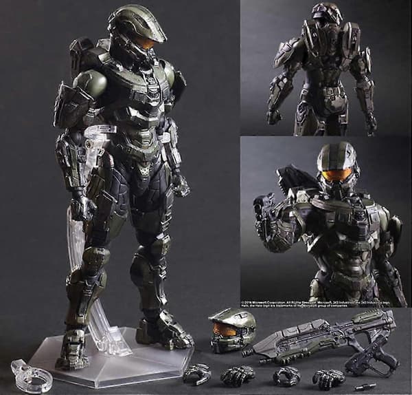 Halo 5 Guardians Master Chief Actionfigur - 27cm Play Arts Kai Model