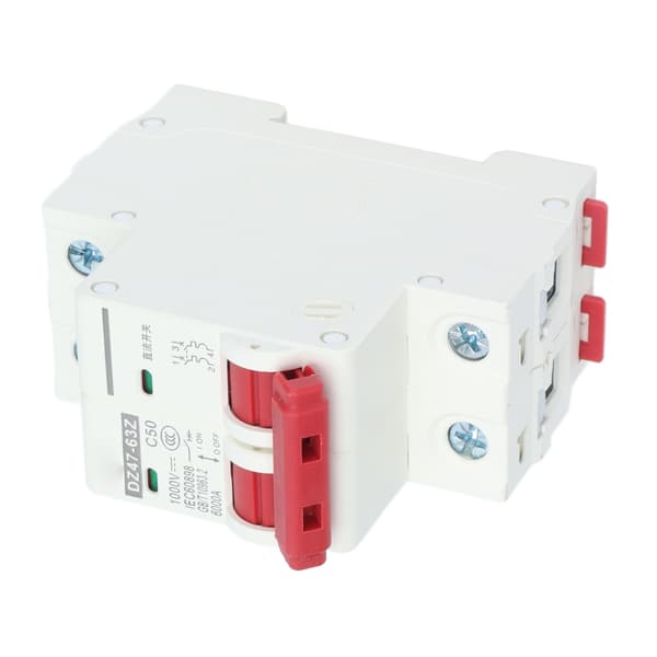 DC miniatureafbryder 2P Solar PV System Isolator DIN-skinne montering 1000V 50A DZ47‑63Z C50