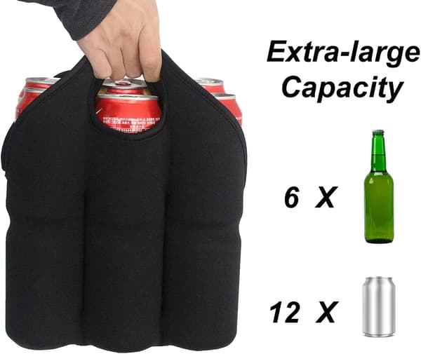 6-pack pullonpidike, eristetty neopreeninen olutpullonpidike matkustamiseen