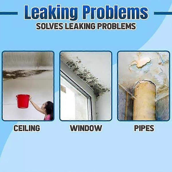 Invisible Waterproof Sealant with Brush Set 300ml Polyurethane Waterproof Coating for Exterior Wall Sealing