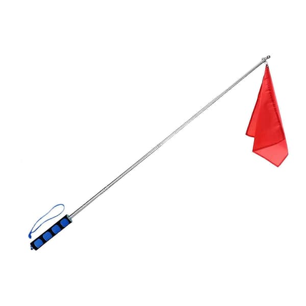 Horse Training Flag Equestrian Training Flag with Retractable Flagpole Replacement Blue Handle Blue Handle
