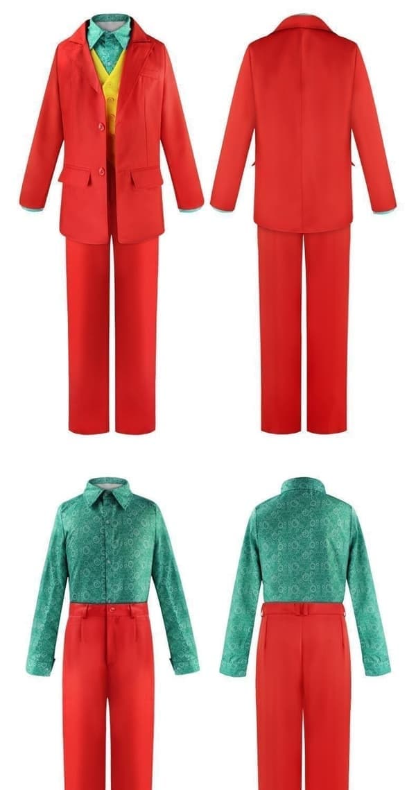 Joker Halloween -cosplay-asu, Arthur Fleck Joaquin Phoenix -asu, koko L L