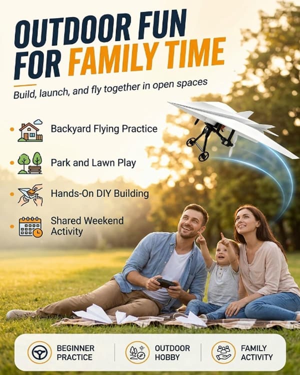 RC-sæt til papirfly: Forvandl et simpelt papirfly til et ægte flyveeventyr #1stk-3batterier #1pc-3battery