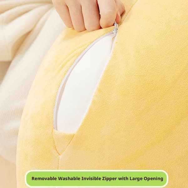Mango plysjpute, smart mango-klappepute for søvnhjelp, klappeputer med varme, emosjonell støtte, kosevenn, medium mango Medium Mango