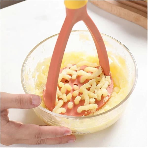 Stainless Steel Potato Ricer and Puree Press for Smooth Mash and Easy Fruit Crushing, 2-Pack