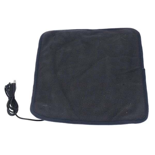 USB Heating Pad 3 Temperature Settings Keeps Warm Shoulder Neck Leg Waist Heated Mat with Timer Dark Grey