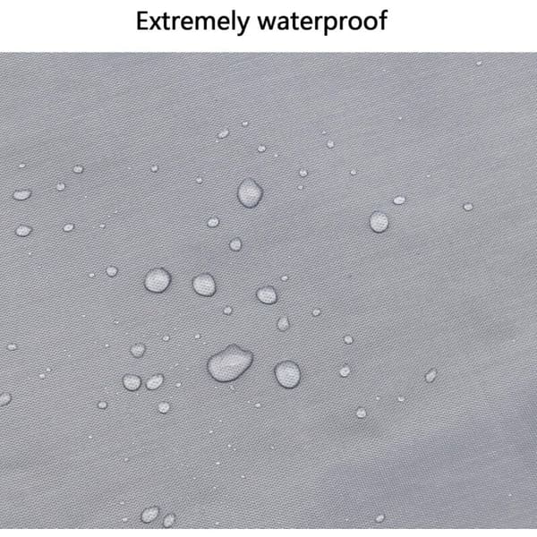Canoe Cover 3.6-4m Waterproof Dustproof UV Dust Cover Boat Durable Silver