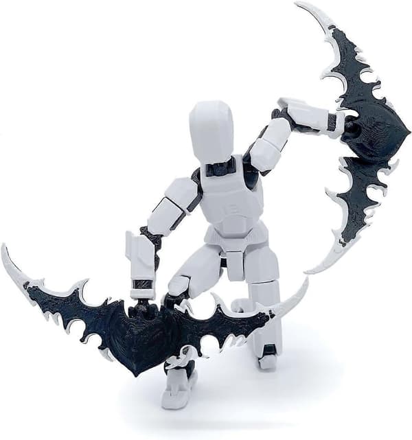 T13 Actionfigur sæt, Titan 13 Robot Actionfigur 3D-printet robo 13 Actionfigur Leddelt (D)