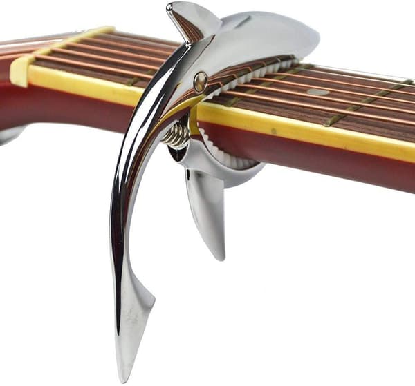 (Sølv) Gitar Capo Sinklegering Hai Capo for Akustisk og Elektrisk