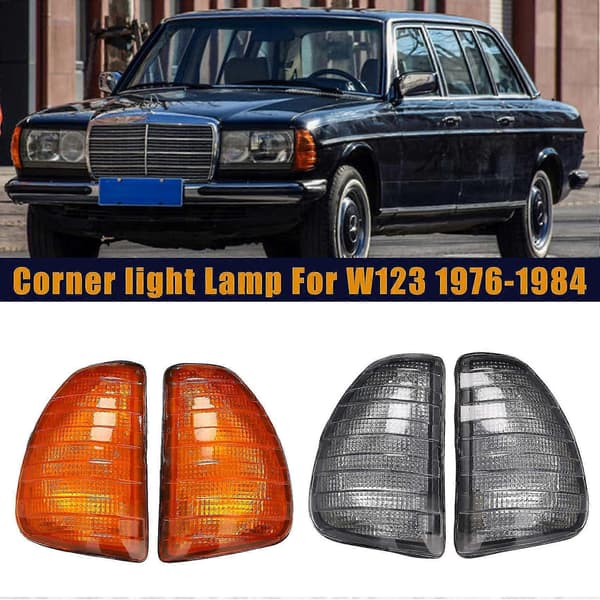 Blinklys for bil W123 1976-1984 Gul