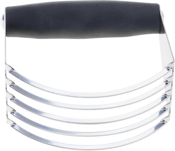 Deigskrape og deigkutter i rustfritt stål med ergonomisk grep for baking og enkel rengjøring