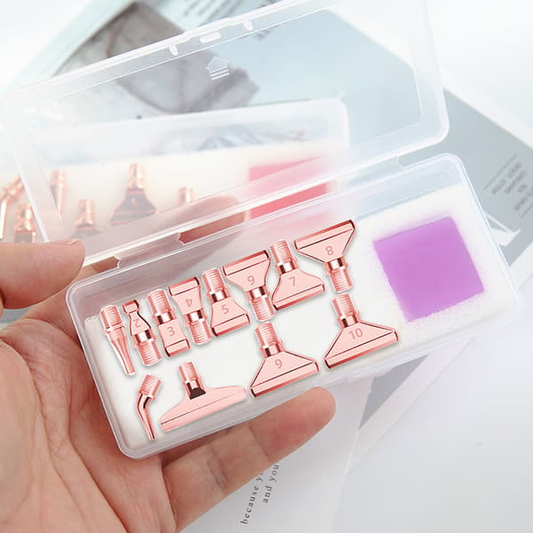 5D Diamond Painting Accessory Pen Set, Dot Painting with Metal Thread Replacement Pen Heads Silver Silver