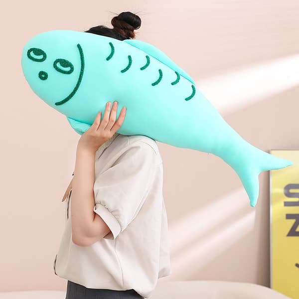 90 cm, Salted Fish Pillow Plush Toy Doll